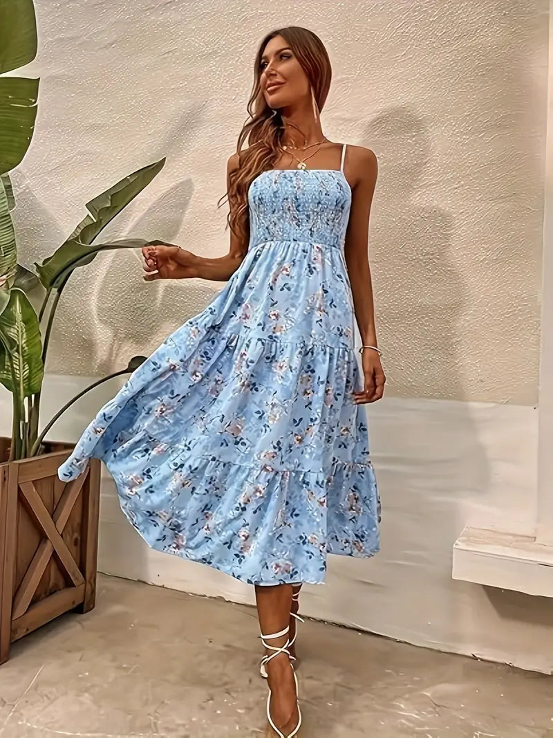 Mariana™ | Den Blommiga Sommarbrisen Klänning