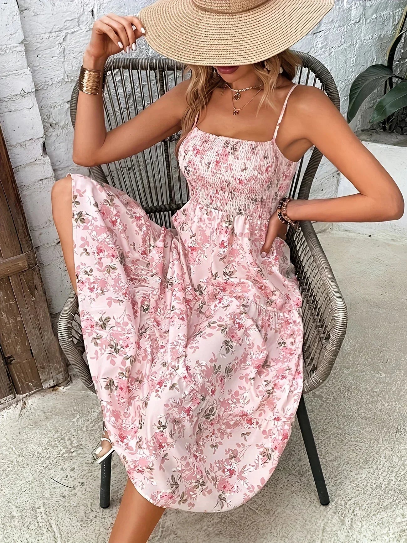 Mariana™ | Den Blommiga Sommarbrisen Klänning